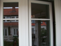 Balkontür mit aufgesetzter Sprosse