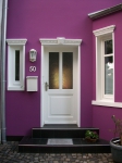Haustür mit wärmegedämmter Füllung und Eisblumenglas